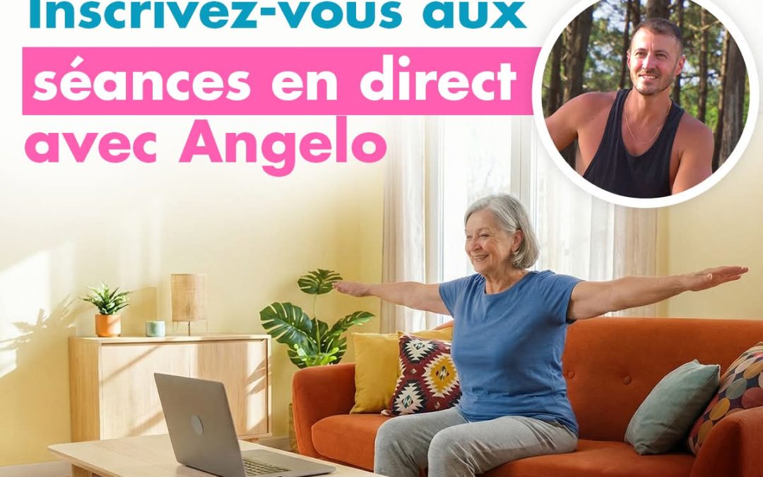 Rejoignez nos séances de sport… en direct !