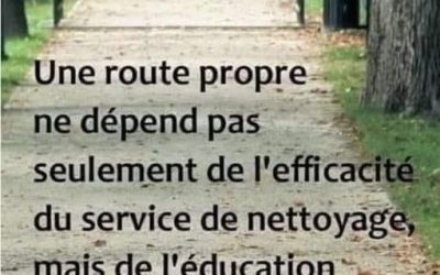 La ville est sale? Non, les gens sont sales !